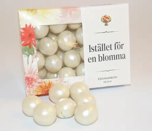 [J9598D] I stället för en blomma - Pärlemorlakrits 100g i ask B