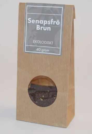 [LE226] Senapsfrö hel brun EKO 70g påse med fönster