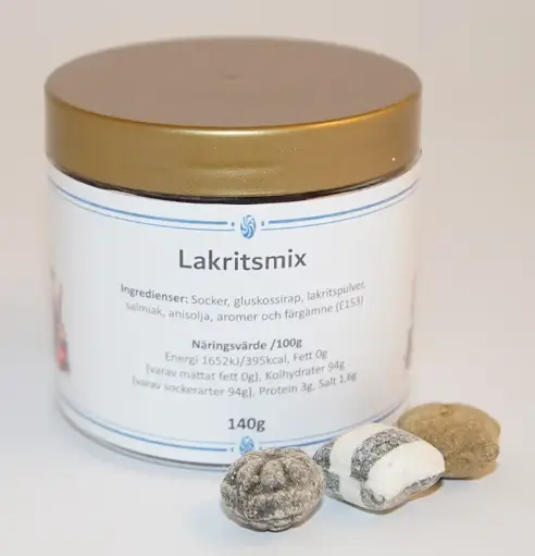 [SB9571] Lakritsmix i PET-burk 140g