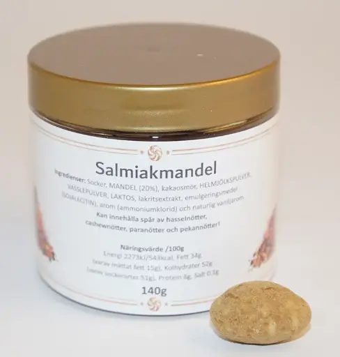 [SB9063] Salmiakmandel i PET-burk 140g