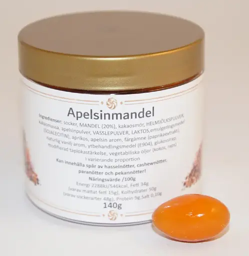 [SB9014] Orange almond in PET jar 140g