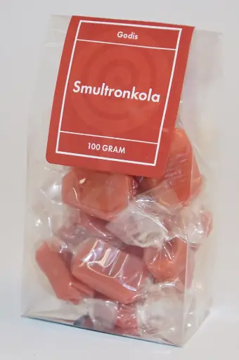 [P9607] Smultronkola kolafabriken i ståpåse 100g