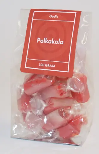 [P9604] Polkakola kolafabriken in stand-up pouch 100g
