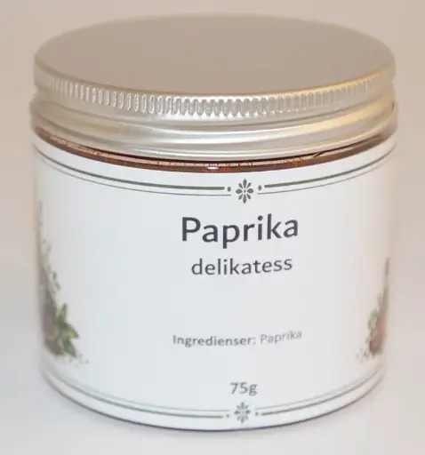 [S170B] Paprika delikatess i PET-burk med silver lock 75g