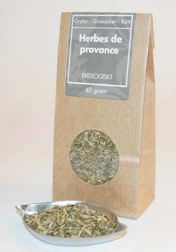 [LE84] Herbes de provence EKO brun påse med fönster 40g