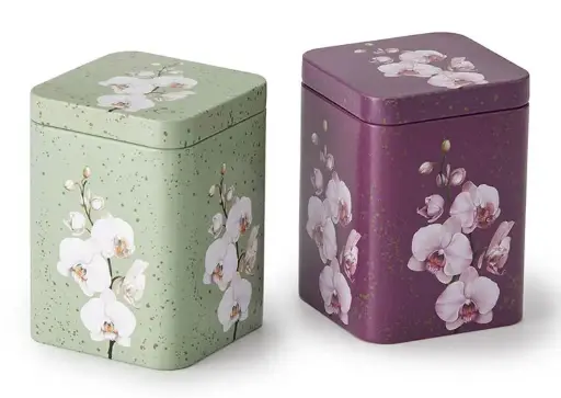 [3804] Orchid tin 2 designs, 100g
