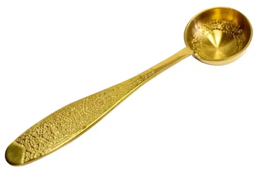 [1651] Measure gold-plated: 124x26x7 mm