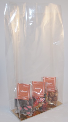 [1046] Bagpåse Transparant rektangulär stora 85x205x410mm