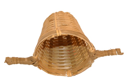 [1087-B] Tea strainer in bamboo 2 handles