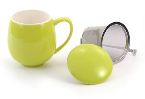 [1505] Mugg lime blank med insatssil och lock