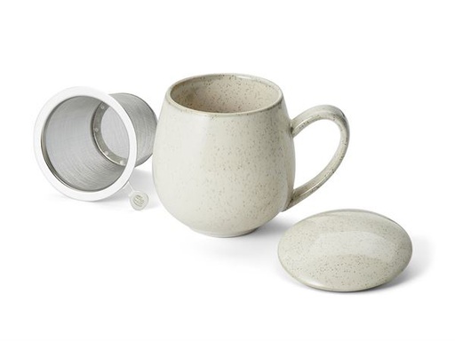 [1507] Mugg Cream med insatssil och lock 0,35lit