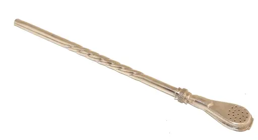 [1624] Tea / straw for bowl and Yerba Mate Bombilla