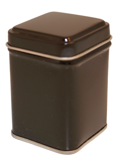 [1717] Solid color black jar 25g