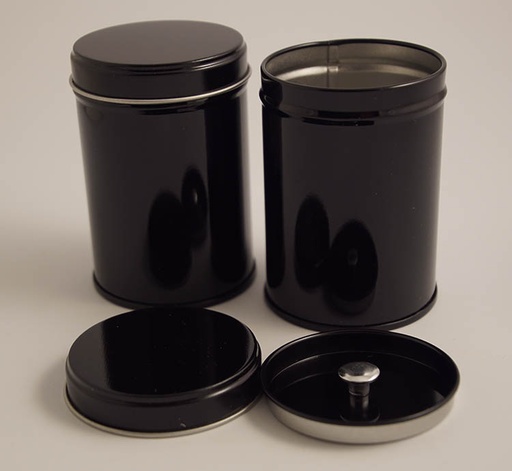 [1812] Henri black jar 45g 2 lids