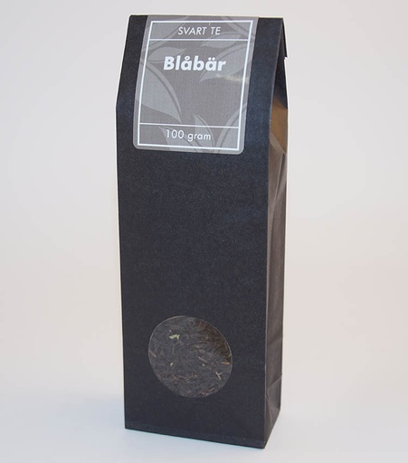 [413] Blåbär svart te fp 100g