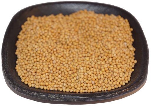 [5213] Mustard seeds whole yellow bulk 1kg
