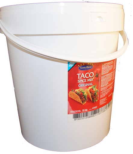 [5232H] Taco mix seasoning fine bucket 8kg