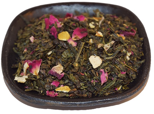 [5695] Sea buckthorn/orange green tea bulk 1kg