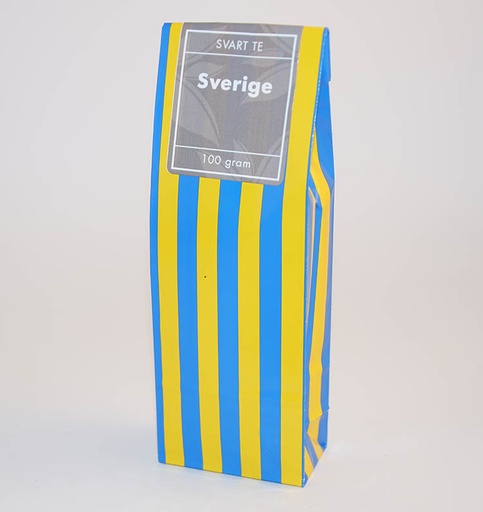 [587B] Sweden black tea pack in blue/yellow bag 100g