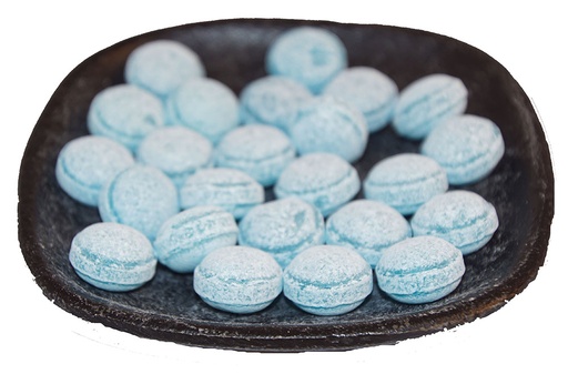 [59167] Blue mint herbal candies bulk 1kg