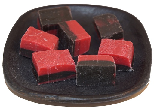 [59383] Hallon/Lakritsfudge kolafabriken lösvikt 1kg