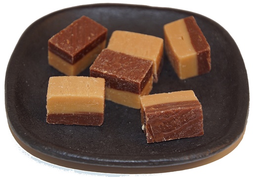 [59388] Vanilla/Chocolate fudge Kolafabriken bulk 1kg