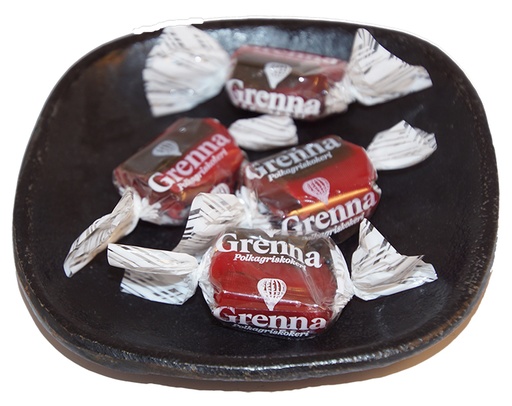 [59514] Raspberry/liquorice toffee GRENNA bulk 1kg