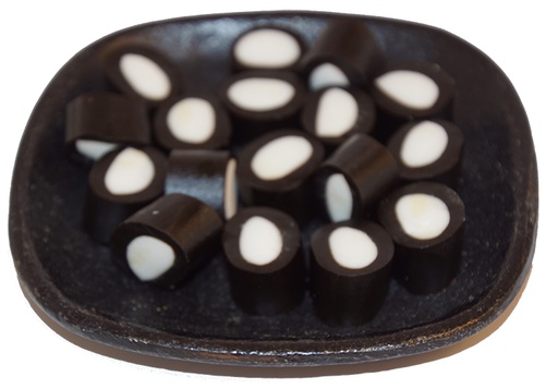 [59593] Finnish liquorice Mint filled bulk 1kg