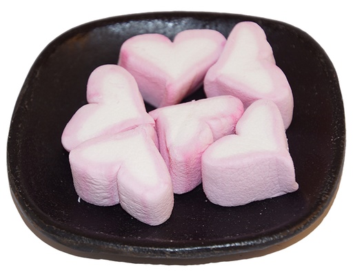 [59755] Hearts Marshmallow bulk 1kg