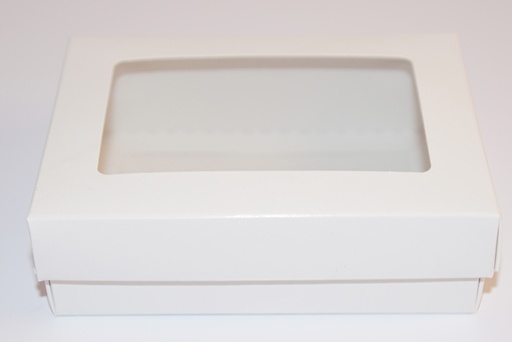 [60071] Vit ask med fönster 112x82x32mm C