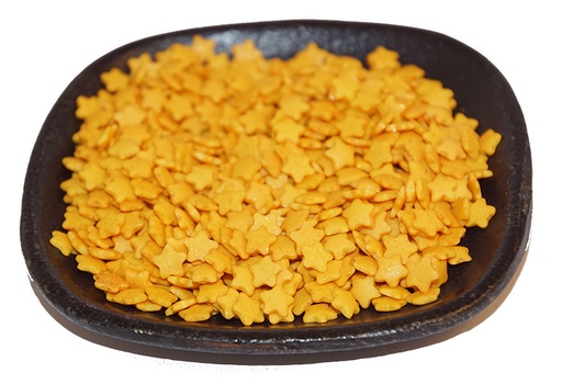 [67108] Stjärnor guld strössel lösvikt 1kg