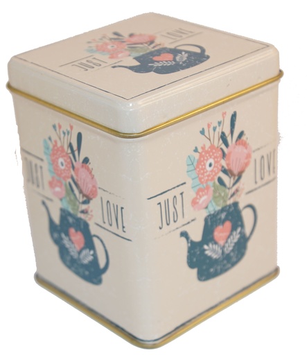 [6716] Just love tins 125g with hinges