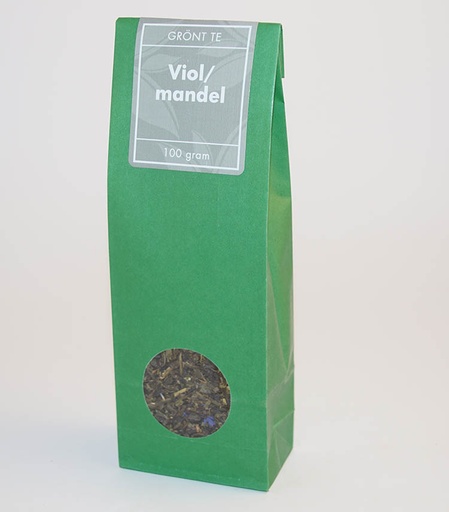 [679] Violet/almond green tea pack 100g