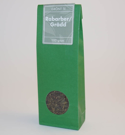 [684] Rabarber/grädd grönt te fp 100g