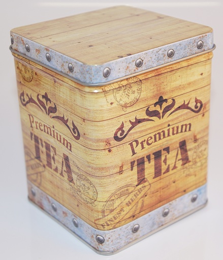 [7706] Premium Tea jar 250g with hinges