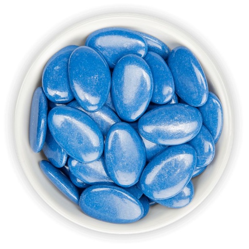 [78043] Chocolate lentils Dark blue candy bulk Premium 1kg