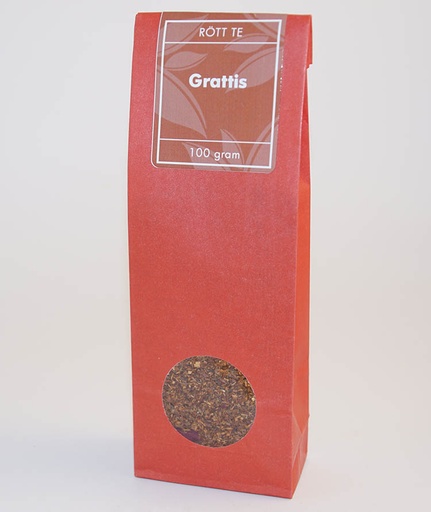 [822] Grattis rött te fp 100g