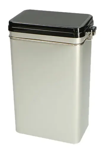 [8700] Coffee jar silver 500g