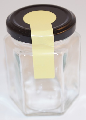[964] Label cream seal 28x85mm