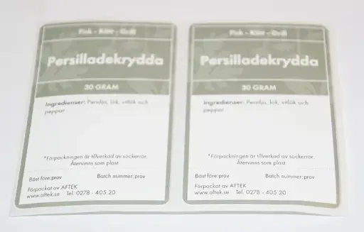 [982B-1] Rulletikett 51x76mm Blankt papper