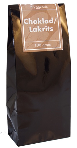 [B364] Choklad/Lakrits kaffe brygg fp 100g