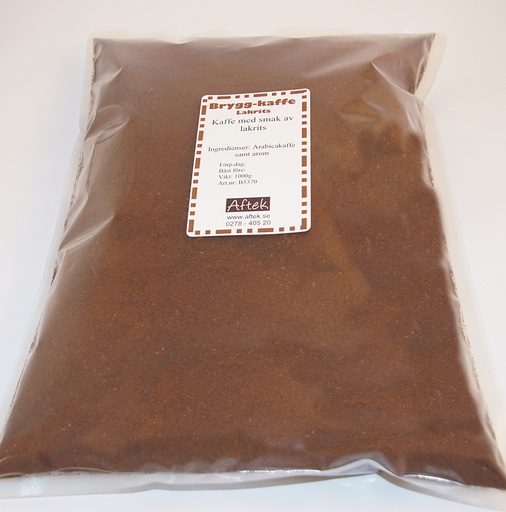[B5370] Lakrits kaffe brygg 1kg