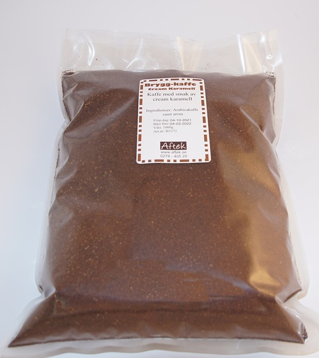 [B5372] Cream Karamell kaffe brygg 1kg