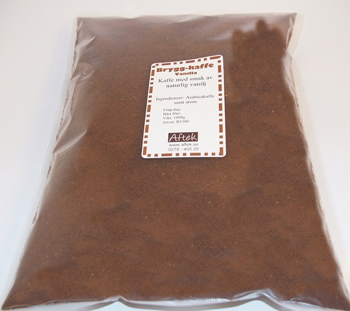 [B5380] Vanilla kaffe brygg 1kg