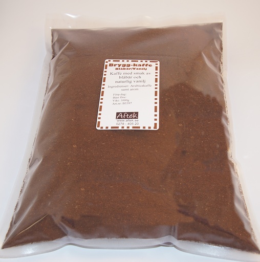 [B5397] Blåbär/vanilj kaffe brygg  1kg