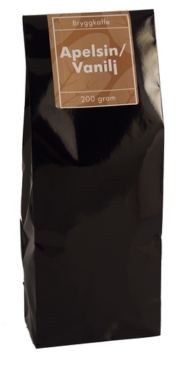 [B6381] Apelsin/vanilj kaffe brygg fp 200g