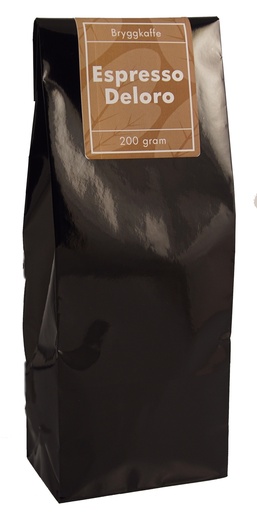 [B6391] Espresso kaffe DELORO brygg fp 200g