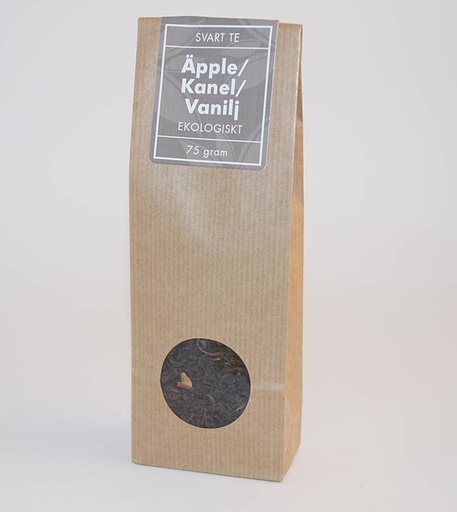 [E307] Apple/cinnamon/vanilla ORGANIC black tea pack 75g