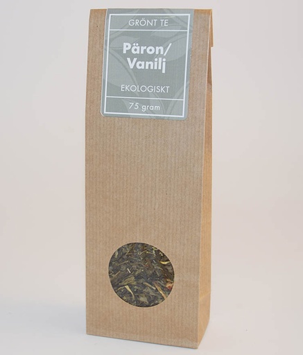 [E346] Pear/vanilla ORGANIC green tea pack 75g