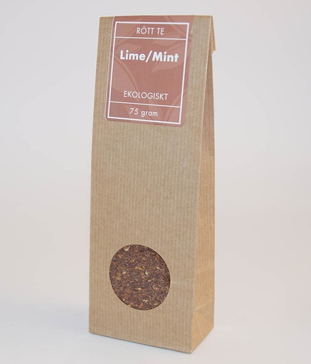 [E365] Lime/mint ORGANIC red tea pack 75g